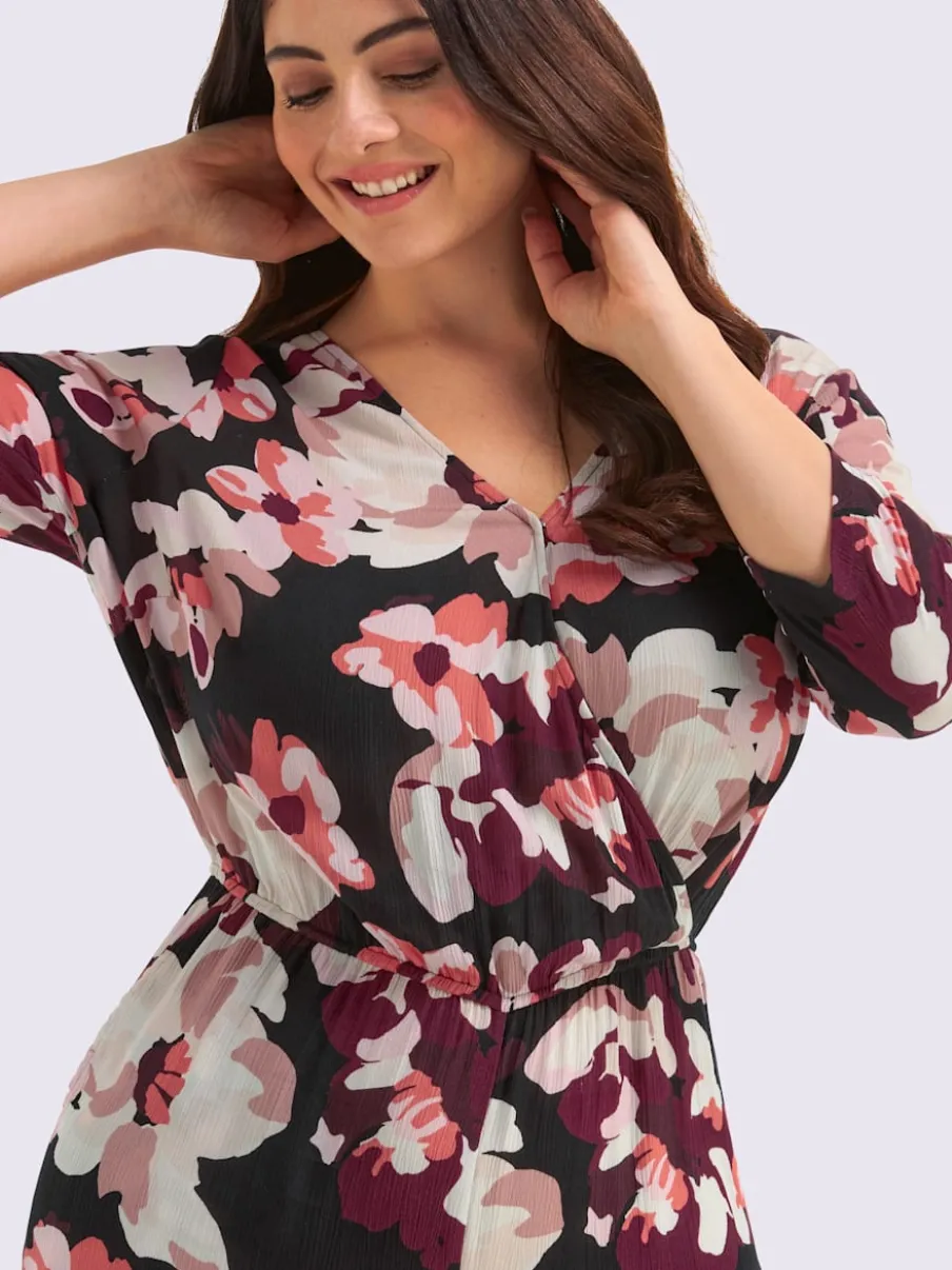 Combinaison joli motif floral