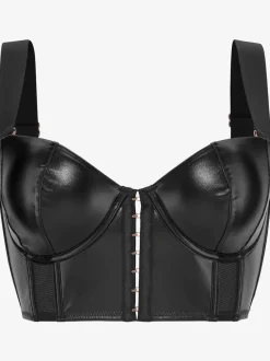 Corsage séduisant soutien-gorge long avec bretelles amovibles