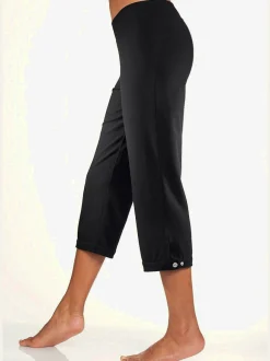 Corsaires basiques avec ourlet ajustable et ceinture confortable