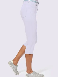 Corsaires cinq poches avec ceinture mode incluse