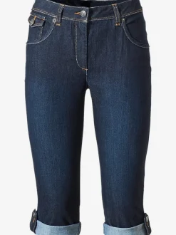 Corsaires en jean avec Power Mesh et élasticité intégrée