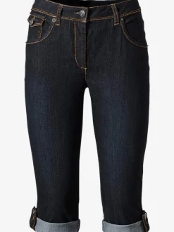 Corsaires en jean avec Power Mesh et élasticité intégrée