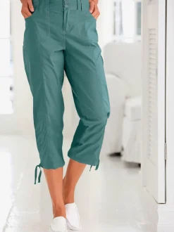 Corsaires sportifs avec ceinture élastique et poches pratiques