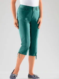 Corsaires sportifs avec ceinture élastique et poches pratiques