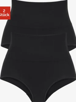 Culotte gainante lot pratique de 2 slips gainants unis avec ceinture élastique