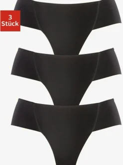 Culotte string gainante lot pratique de 3 strings gainants unis