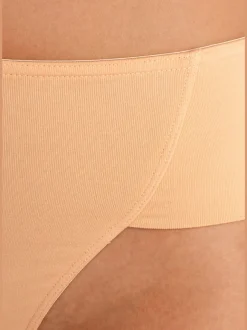 Culotte string gainante lot pratique de 3 strings gainants unis