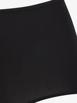 Culotte taille haute finitions élastiques et plates à la taille et aux échancrures