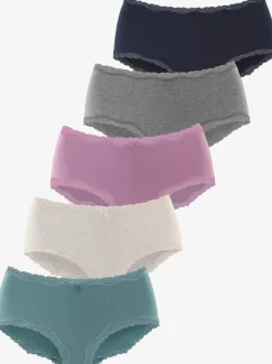 Culotte taille haute lot de 5 panties vivance