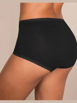 Culotte taille haute lot de 7 slips taille haute vivance