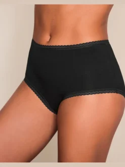 Culotte taille haute lot de 7 slips taille haute vivance