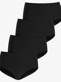 Culotte taille haute lot de 4 slips taille haute lascana