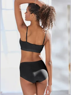 Culotte taille haute lot de 4 slips taille haute lascana