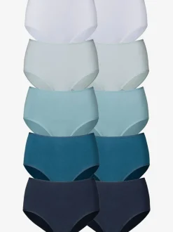 Culotte taille haute lot de 10 slips taille haute pratique