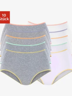 Culotte taille haute lot de 10 slips taille haute pratique