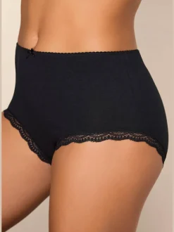 Culotte taille haute lot de 5 slips taille haute lascana