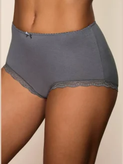 Culotte taille haute lot de 5 slips taille haute lascana