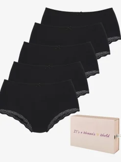 Culotte taille haute lot de 5 slips taille haute lascana