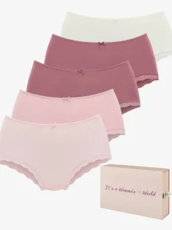 Culotte taille haute lot de 5 slips taille haute lascana