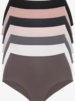 Culotte taille haute lot de 7 slips vivance