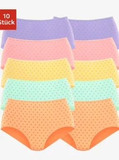Culotte taille haute lot de 10 slips taille haute pratique