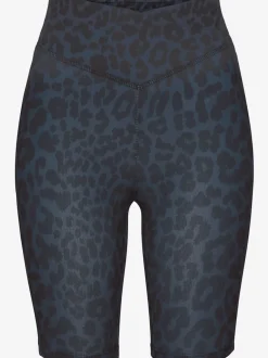 Cycliste à motifs léopard avec large ceinture confortable