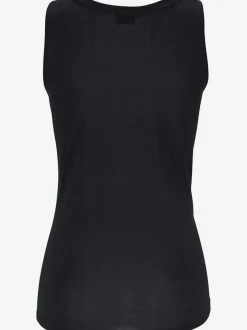 Débardeur à col avec fente et boucle décorative en viscose
