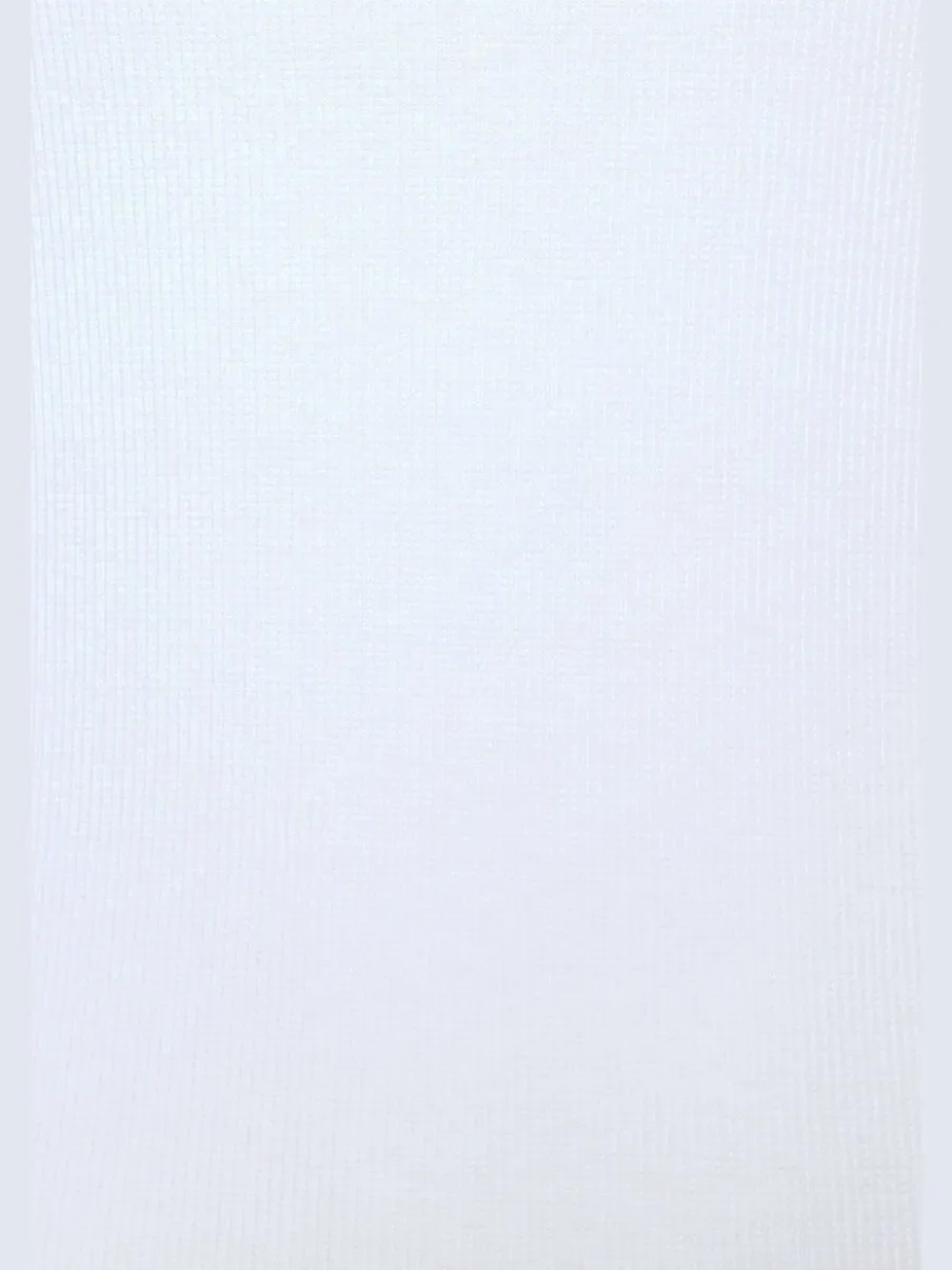Débardeur à col rond sans manches en coton extensible
