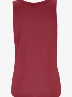 Débardeur à encolure fendue et boucle décorative en viscose