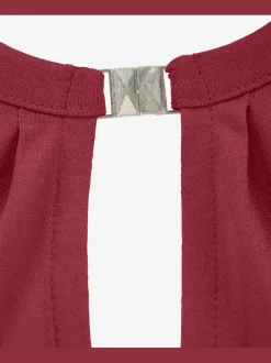 Débardeur à encolure fendue et boucle décorative en viscose