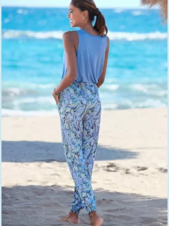 Débardeur à encolure fendue et boucle décorative en viscose