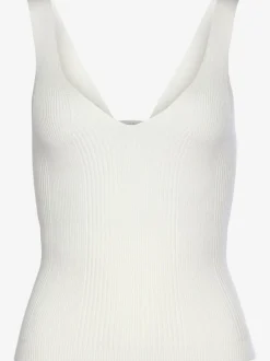 Débardeur en tricot avec encolure en V et larges bretelles
