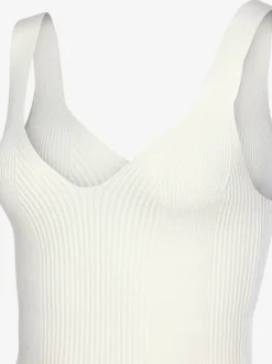 Débardeur en tricot avec encolure en V et larges bretelles