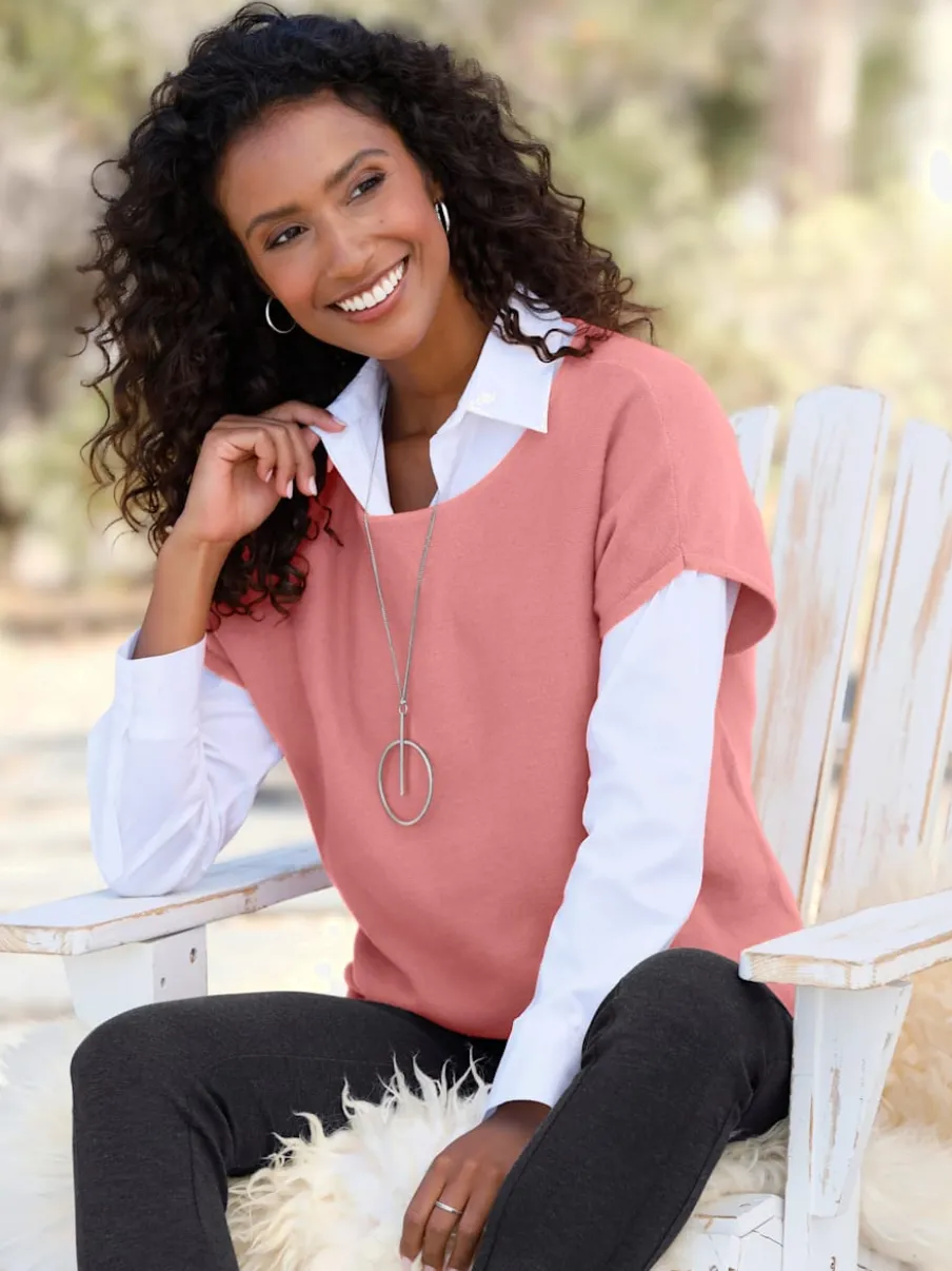 Débardeur en tricot largeur confort
