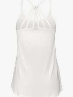 Débardeur à fines bretelles avec dos raffinée en viscose et élasthanne