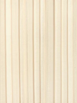Débardeur long en tissu brillant avec plis et encolure ronde