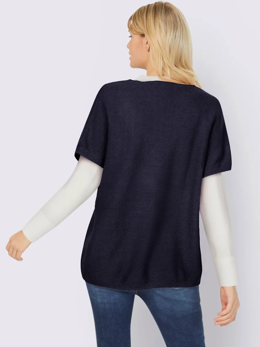 Débardeur long à la coupe ample en tricot doux
