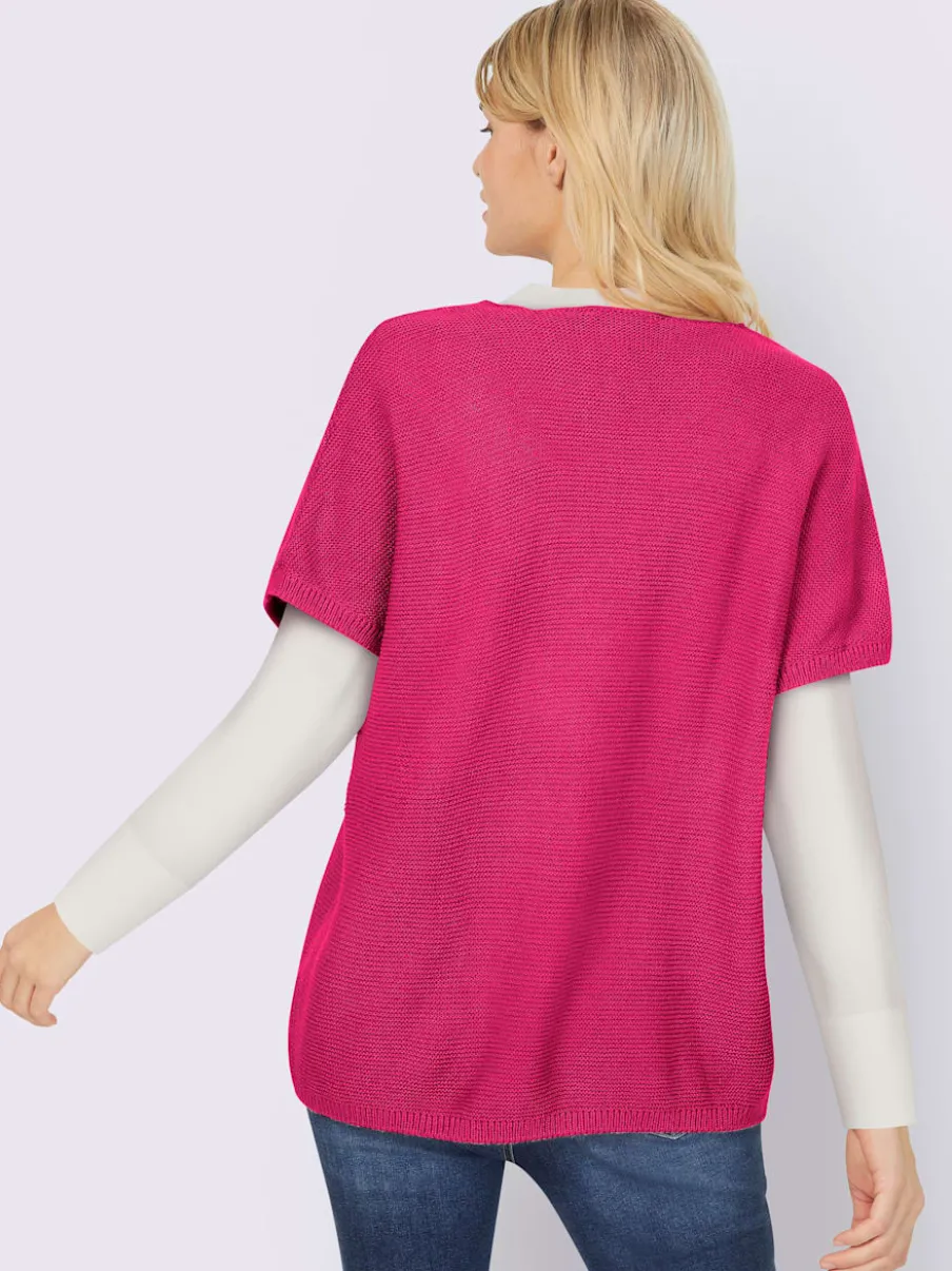 Débardeur long à la coupe ample en tricot doux