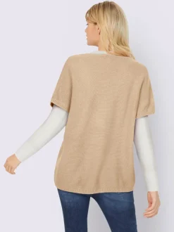 Débardeur long à la coupe ample en tricot doux