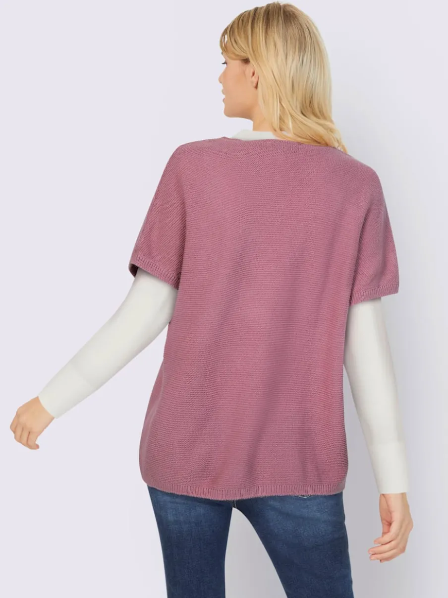 Débardeur long à la coupe ample en tricot doux