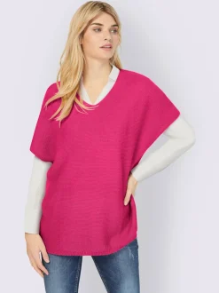 Débardeur long à la coupe ample en tricot doux