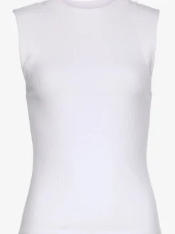 Débardeur sans manches à encolure ronde avec coupe ajustée