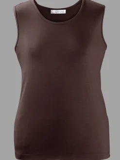 Débardeurs avec larges bretelles en superbe qualité simple