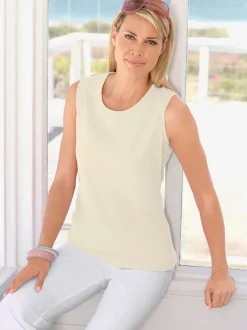 Débardeurs avec larges bretelles en superbe qualité simple
