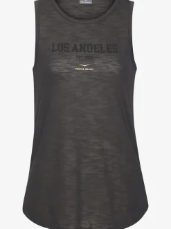 Débardeur sportif à col rond avec logo discret et coupe décontractée