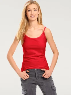Débardeurs spaghetti ajustés en coton doux à porter seul