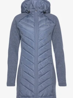Doudoune manteau matelassé avec capuche et poches zippées