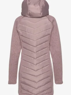 Doudoune manteau matelassé avec capuche et poches zippées