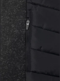 Doudoune manteau matelassé avec capuche et poches zippées
