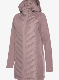 Doudoune manteau matelassé avec capuche et poches zippées